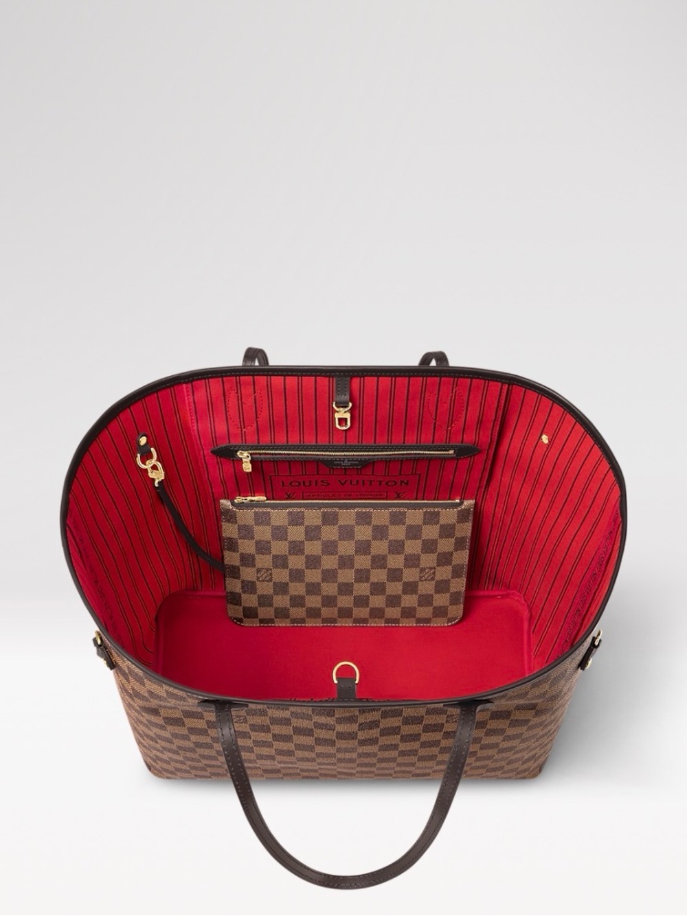Louis Vuitton Neverfull GM with Red Stripe Interior - Picture 8 of 8